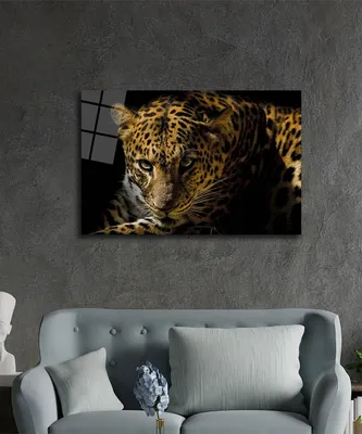 Image de Wallity, 0438 - 90 x 60, peinture décorative en verre trempé, multicolore, 100 % verre trempé, 60 x 90 cm