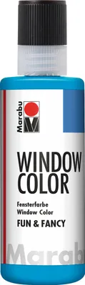 Produktbild von Marabu Window Color "fun & fancy" 80 ml azurblau