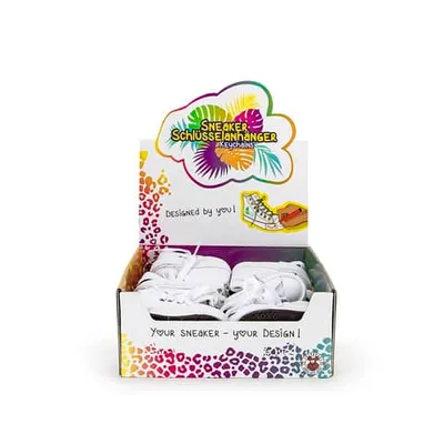 Produktbild von Schlüsselanhänger Sneaker weiß ANIMAL NIGHTLIFE 955913 Glitzer