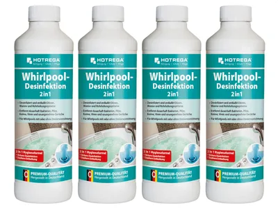 Produktbild von Hotrega H150200 Whirlpool-Desinfektion 2 in 1 - 4er Set