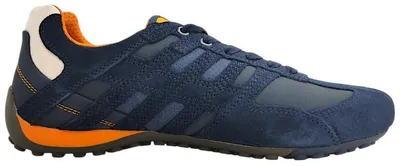 Immagine prodotto di Geox Snake K: scarpe da uomo, modello stringato sportivo, colore blu, ideali per il tempo libero