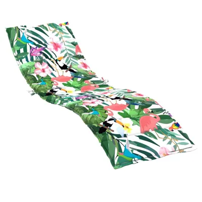 Image de vidaXL Coussin pour bain de soleil Multicolore Tissu Oxford