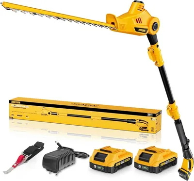 Akku-Teleskop-Heckenschere 20V, 40 cm, 2,4 m, 2x4,0 Ah
