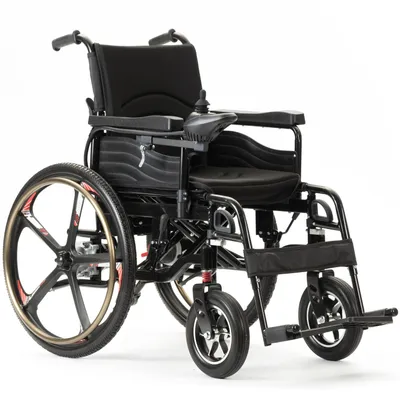 Produktbild von Leichter Faltbarer Elektrischer Rollstuhl , 12Ah Batterie, 20km Sitzbreite 56cm