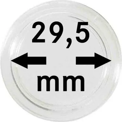 Produktbild von Lindner 2251295 Münzkapseln 29,5 mm-100er Pack