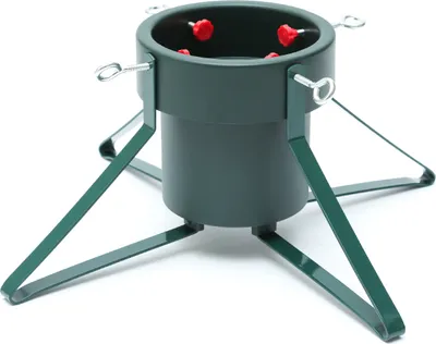 Christbaumständer - Stammdurchmesser 6-10,5cm - Höhe bis 1,8m - Wassertank 1,5L - grün/rot