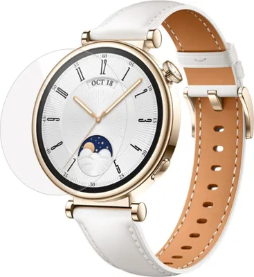 Produktbild von Strap-it Glas-Displayschutzfolie - geeignet für Huawei Watch GT 4 (41 mm) - Schutzglasplatte (transparent)