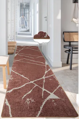 Produktbild von Conceptum Hypnose, Broken- Broken Beige 80X200CHL, Beige, Teppichläufer, 80 x 200 cm, 50% Samtgewebe / 50% Polyester