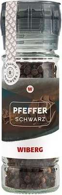Produktbild von Wiberg-Gewürzmühle Pfeffer schwarz, ganz 55g