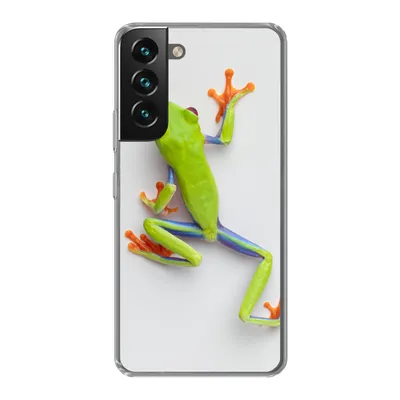 Produktbild von MuchoWow® Handyhülle Schutzhülle Hülle für Samsung Galaxy S22 Frosch - Tiere - Grün Silikon Softcase Handy Hülle - Mobiltelefonhülle