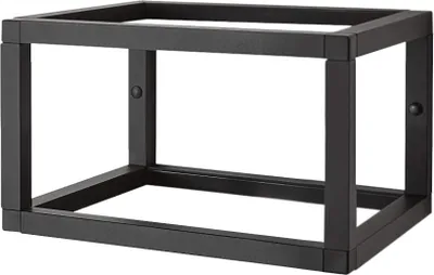 Produktbild von Aluments Quader-Rack Regal in SCHWARZ mit 30 cm Höhe und 60 cm Breite / Regalsystem / Modulregal