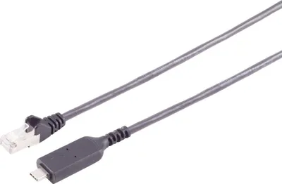 Obrázok produktu pre S/CONN maximum connectivity 13-51045, Kábel, USB Typ-C, Ethernet, 1000 Mbit/s, Čierna