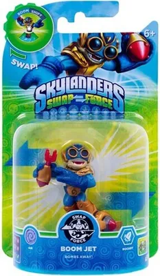 A Skylanders Swap Force action figure in its original packaging.