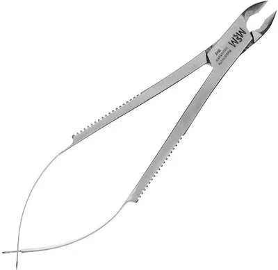 Produktbild von Hautzange - 5 mm Schneidefläche - Federmechanismus - rostfreier Edelstahl