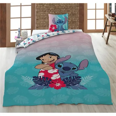 Obrázek produktu pro Lilo a Stitch Povlak na peřinu Leafs 140 x 200 cm – polyesterová bavlna