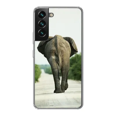 Produktbild von MuchoWow® Handyhülle Schutzhülle Hülle für Samsung Galaxy S22 Elefant - Kröte - Tiere - Natur Silikon Softcase Handy Hülle - Mobiltelefonhülle