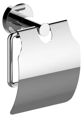 Productafbeelding van Sapho X-ROUND toiletrolhouder, met deksel, chroom