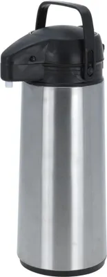 Produktbild von Edelstahl-Isolierkanne 1,8L Kaffee Tee mit Pumpsystem & Tragegriff