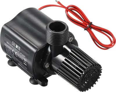 Zdjęcie produktu dla Bezszczotkowa pompa wodna DECDEAL, ultracicha mikro-pompa wodna 12V, wodoodporna, pompa zanurzeniowa do fontann, akwariów i stawów, wydajność 600