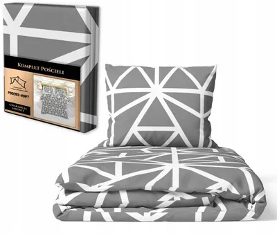 Image de Posciel-Hurt Ensemble de literie 140x200cm 100% Coton Naturel
