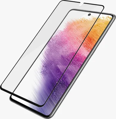Obrázek produktu pro PanzerGlass E2E Pravidelné tvrzené sklo pro Samsung Galaxy A73 - s černým rámečkem