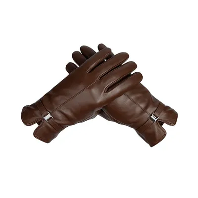 Productafbeelding van INF Dames Winterhandschoenen van Schapenvacht - Touchscreen & Warm koffie S