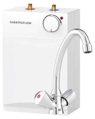 Produktbild von Boiler Warmwasserspeicher 5 l Untertisch Niederdruck 2kW + Armatur Thermoflow