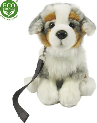 Obrázek produktu pro RAPPA Plyšový pes australský ovčák sedící 27 cm ECO-FRIENDLY