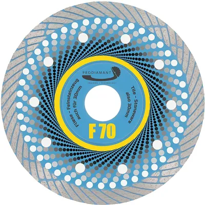 Produktbild von PRODIAMANT Diamanttrennscheibe 125mm Fliese, Feinsteinzeug F70