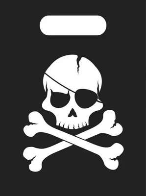 Produktbild von Piraten Party Totenkopf 6 Tüten