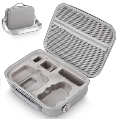 Produktbild von SOBEAU Tasche für DJI Mini 4K/2 SE Drohne, Tragbare Tragetasche für RC-N1C Fernsteuerung, Propellerhalterungen und Zubehör, Grau