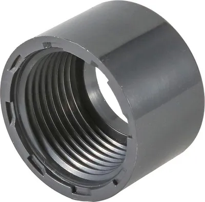 Immagine prodotto di Raccordo in PVC - adattatore piccolo, anello/anello con filettatura 125 mm x 4"