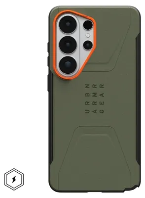 Zdjęcie produktu dla Urban Armor Gear Civilian, Pokrowiec, Samsung, Galaxy S26 Ultra, 17,5 cm (6.9"), Pomarańczowy, Oliwkowy