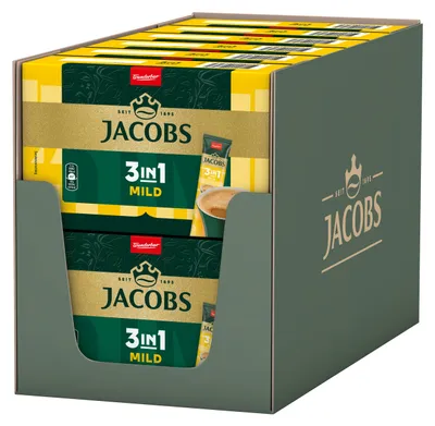 Image de JACOBS Café soluble 3 en 1 MILD 12 x 10 sticks Café soluble Café instantané