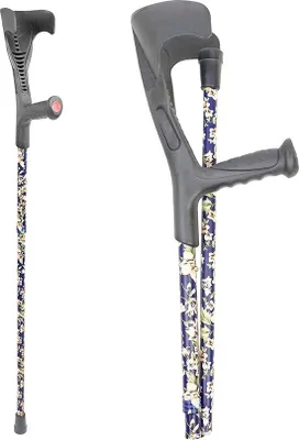 Produktbild von Famanu Unterarmgehstützen mit Armstütze - Ergonomisch, Faltbar, Höhenverstellbar