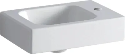 Obrázek produktu pro Geberit Handwaschbecken iCon mit Hahnloch R, ohne ÜL 380x280mm weiß