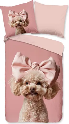Produktbild von Duvet cover Good Morning 135x200 + 1* 80x80 cm - dog/poodle