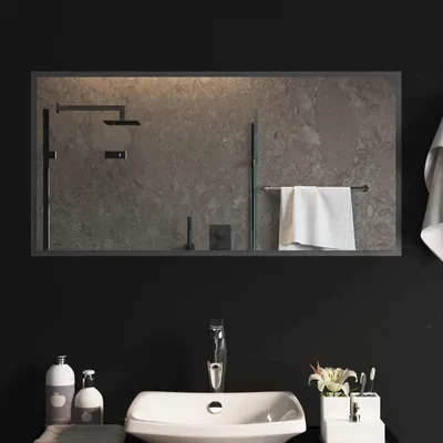 Obrázek produktu pro LED zrcadlo do koupelny, průhledné, rozměry 100 x 50 cm, tvrzené sklo