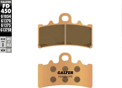 Obrázek produktu pro Brzdové destičky Galfer FD450 - G1370