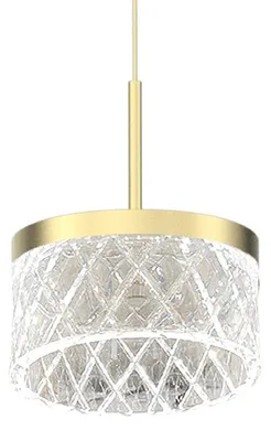 Image de Suspension ELEGANCE 9W LED dorée 4000K