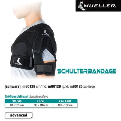 Obrázek produktu pro Mueller Shoulder Support : XXL Velikost: XXL