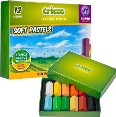 Produktbild von Cricco Trockenpastell-Set. 12-Farben Cr491K12