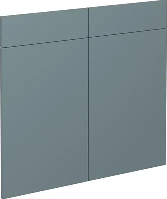 Image de Façade de cuisine Vicco R-Line Bleu-gris 79.2x70.8cm façade de meuble pour meuble bas à tiroirs, Model 40933