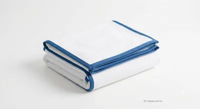 Produktbild von TAURO Duschtuch & Sporthandtuch (87 x 130 cm) – Weiß