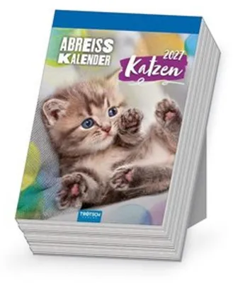 Produktbild von TRÖTSCH - Abreißkalender Katzen 2027