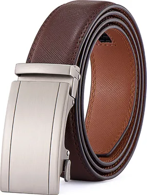 Produktbild von Herren Gürtel Ratsche Automatik Gürtel für Männer 35mm Breit Ledergürtel