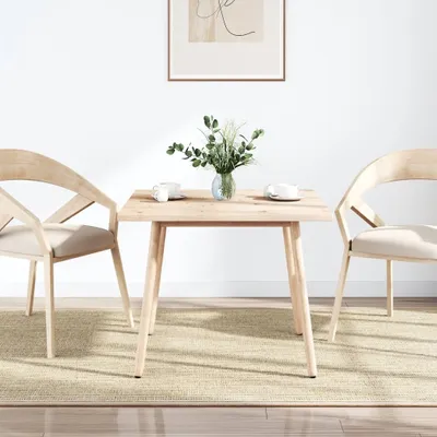 Immagine prodotto di Piano Tavolo 90x90x2,5 cm in Legno Massello di Pino Quadrato