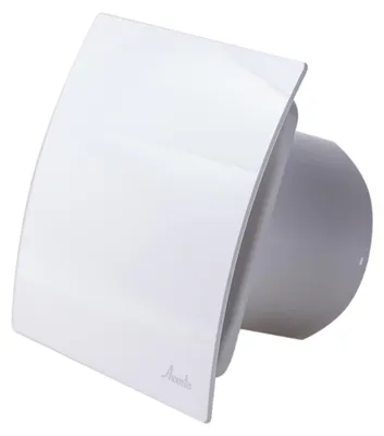 Produktbild von Kleinraumventilator Wandventilator System Turbo Escudo Weiß 100 H mit Nachlauf & Hygrostat