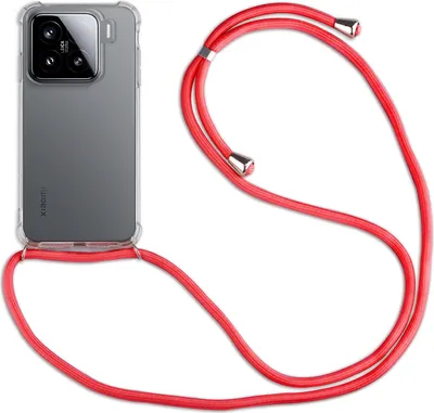 Produktbild von Handykett für Xiaomi 15 Hülle mit Kordel Handyhülle mit Band in Rot