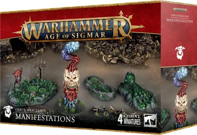 Zdjęcie produktu dla Games Workshop Orruk Warclans: Manifestations, Figurka kolekcjonerska, Gra karciana